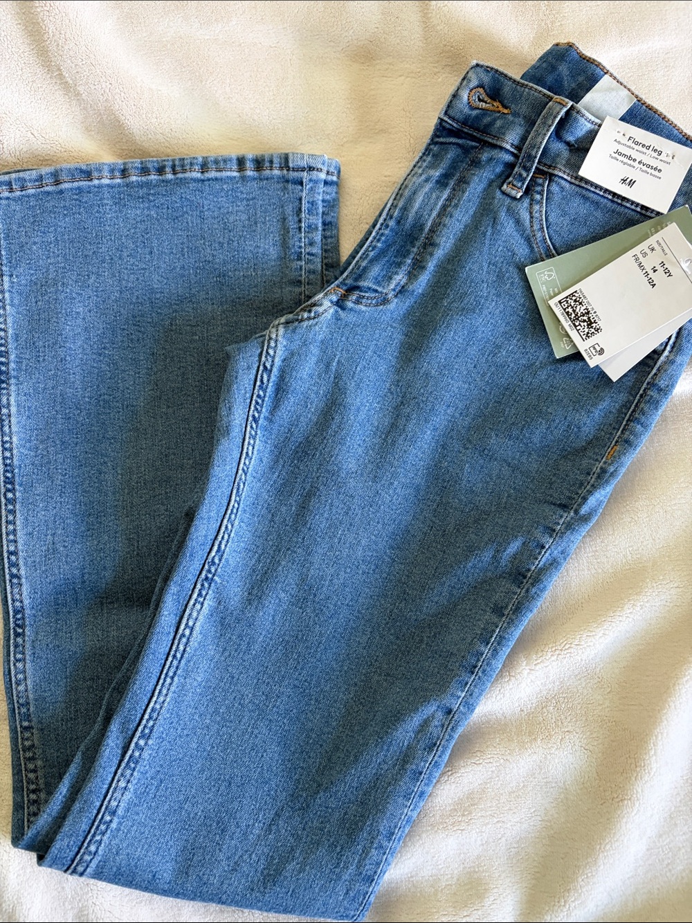 H&M Kids Light Blue Flared Jeans